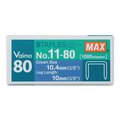 Max Mini Staples, Vaimo, 1/4", Silver, PK10 NO1180